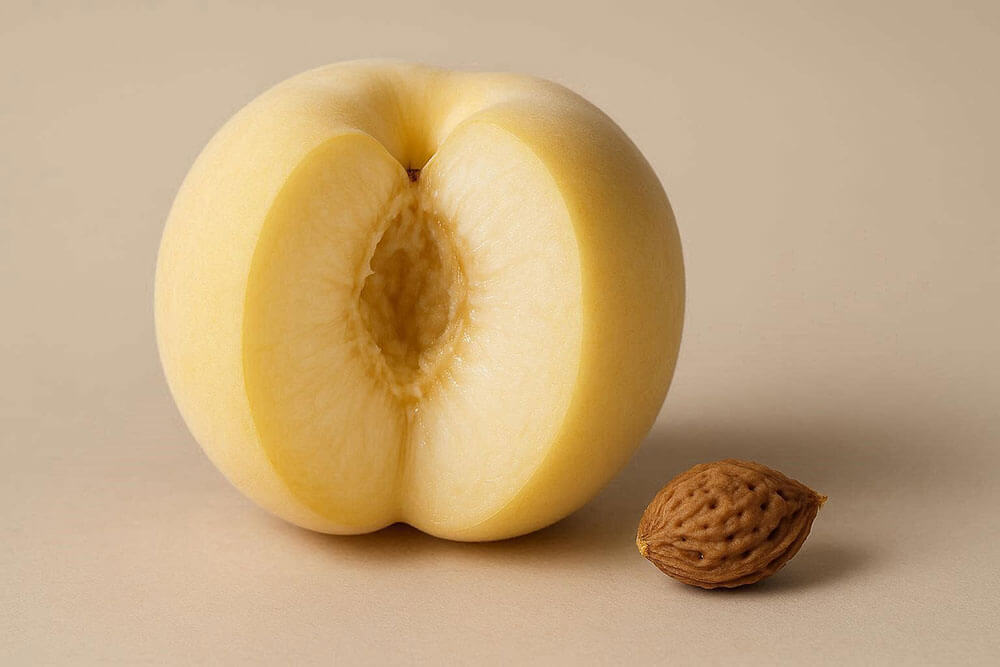 персик, схожий на вагіну