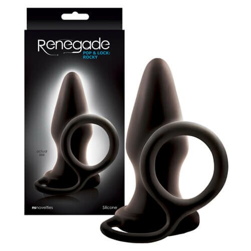 Анальна пробка з кільцем на член Renegade