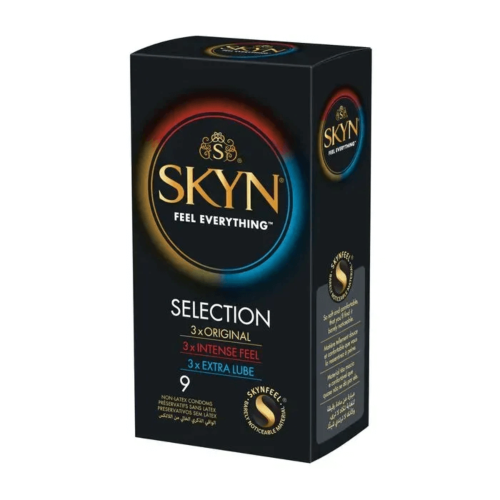 Презервативи безлатексні 3 види SKYN SELECTION 9шт