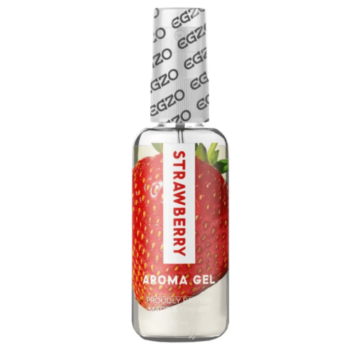 Оральний лубрикант AROMA GEL полуниця 50мл