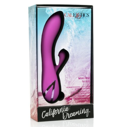 Інтимний вібро-масажер зі стимулятором кроликом Minx