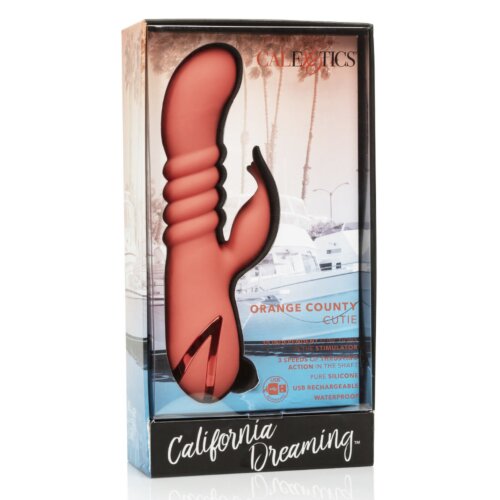 Вібро-мастурбатор кролик для жінок Orange Cutie