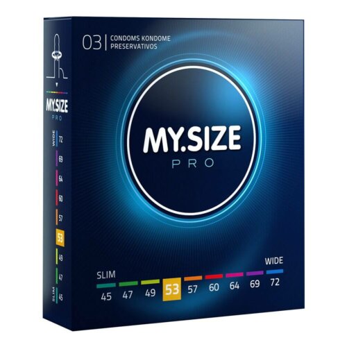 Розмірні презервативи з латексу MY.SIZE pro 53 мм - 3шт