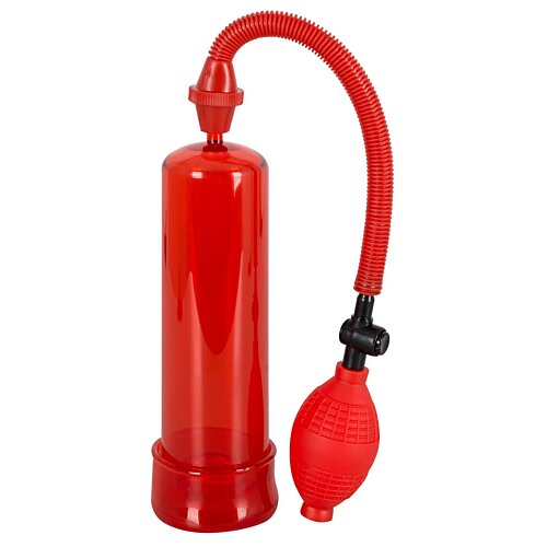 Вакуумна помпа для тренування пеніса Bang червона