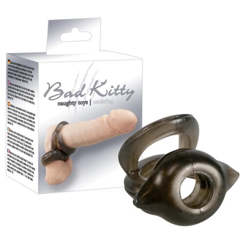 Тройное кольцо на пенис и яички BadKitty