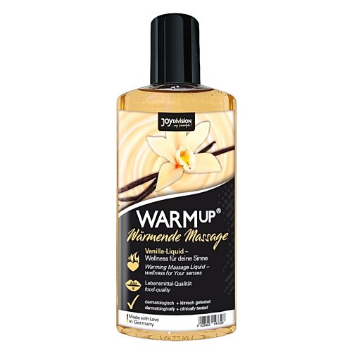 Зігріваюче масажне масло з ароматом ванілі WarmUp 150мл
