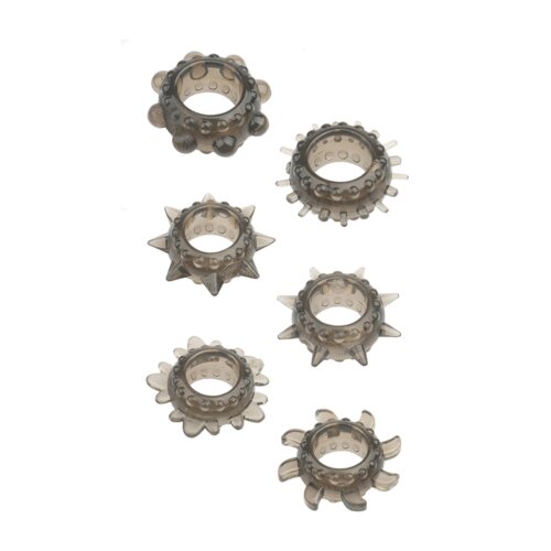 Набір кілець MENZSTUFF 6PC STRECHEABLE RING SET