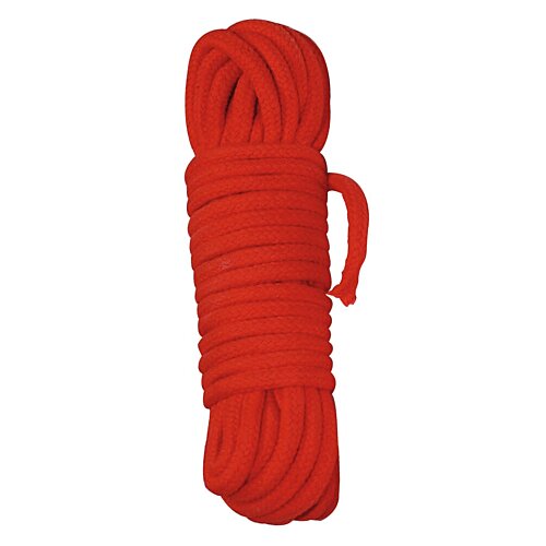 Червона бондажна мотузка з бавовни 7м