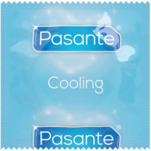 Ребристий презерватив Pasante Cooling з охолоджуючим ефектом 1шт