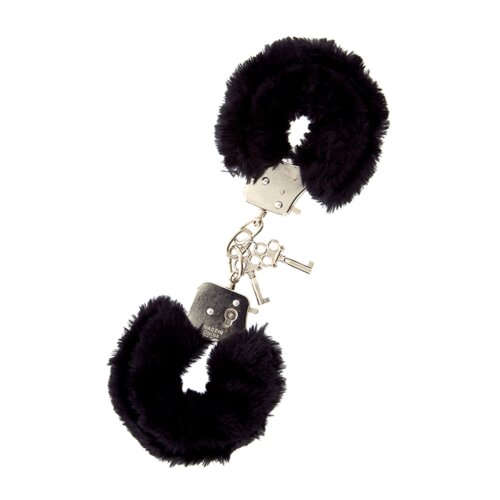 Наручники METAL HANDCUFF WITH PLUSH, BLACK