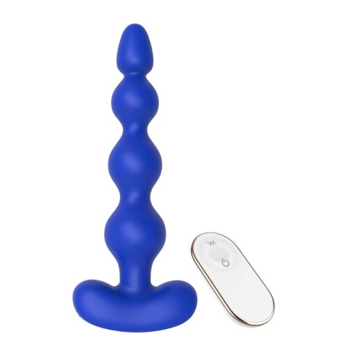 Анальний вібратор Easytoys, силіконовий, чорний, 15.5х3 см