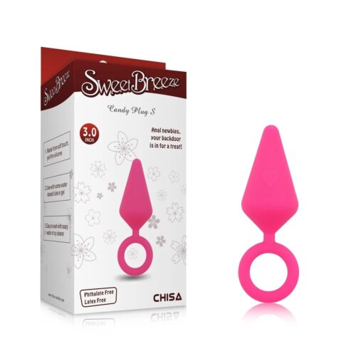 Анальна пробка зі стопером Chisa Sweet Breeze рожева, S