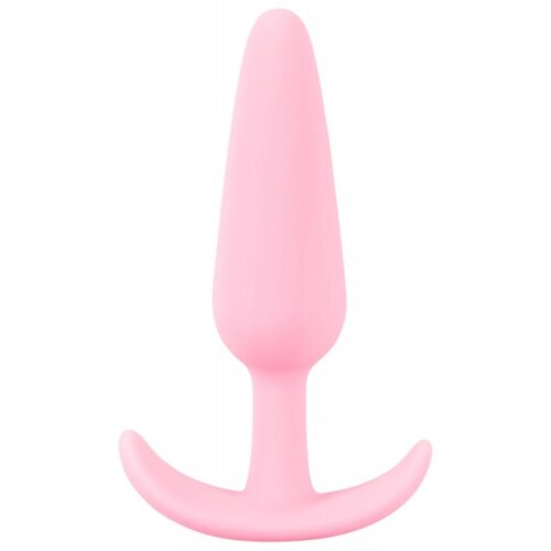 Анальна пробка із стопером Cuties Plugs, рожева