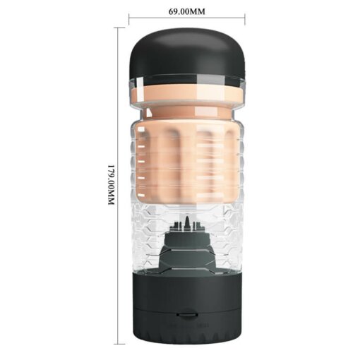 Вібро-стимулятор пеніса в тубусі Емілія