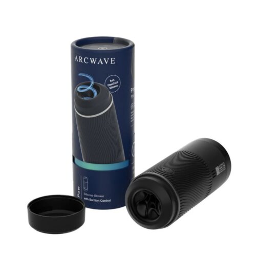 Мастурбатор преміум-класу з контролем всмоктування Arcwave Pow Stroker Black