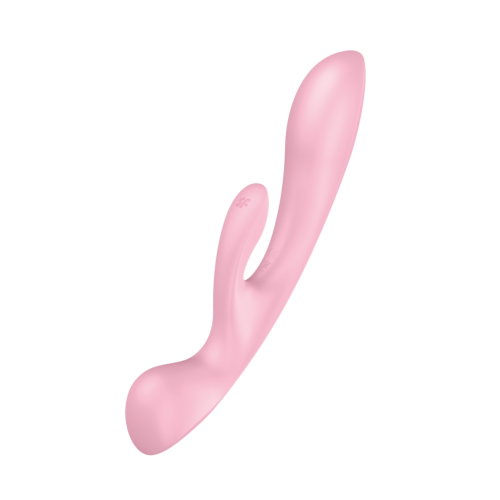 Подвійний вібратор кролик Satisfyer Triple Oh рожевий