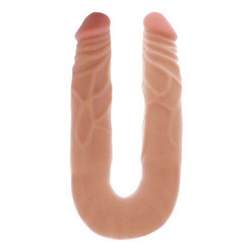 Двосторонній фалоімітатор Toy Joy Double Dong, бежевий