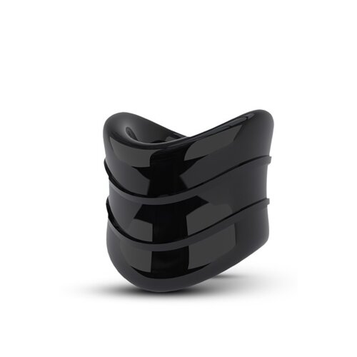 Кільце ерекційне STAY HARD BEEF BALL STRETCHER SNUG XLONG Чорне, 3.8 х 2.5 см