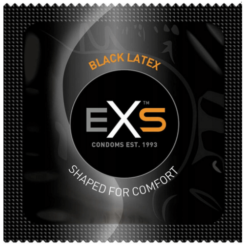 Чорний презерватив EXS Black Latex 1шт