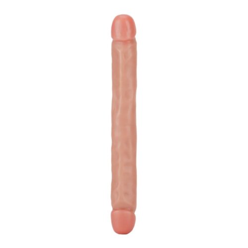 Фалоімітатор двосторонній ToyJoy RealFeel Jr.Double Dong, бежевий