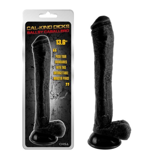 Фалоімітатор гігант на присосці Chisa Cal-king Dicks, чорний