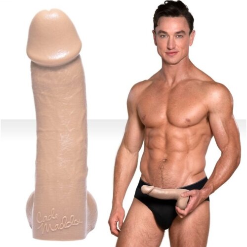 Фалоімітатор реалістичний Fleshjack Boys Cade Maddox Silicone Dildo (RP), тілесний, 22.8 х 5.5 см