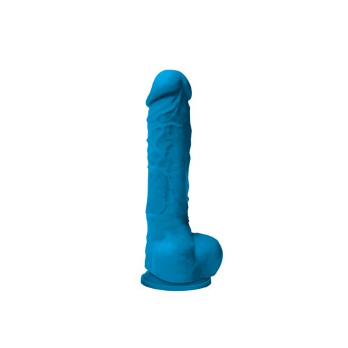 Фалоімітатор силікон NS Novelties COLOURS PLEASURES 7'' DILDO BLUE