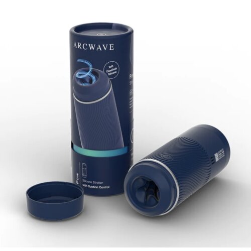 Мастурбатор премиум-класса с контролем всасывания Arcwave Pow Stroker Blue