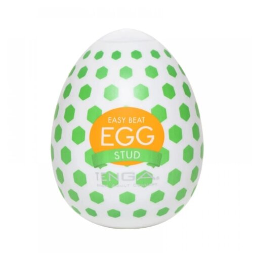 Мастурбатор хай-тек TENGA Egg Wonder Stud, білий