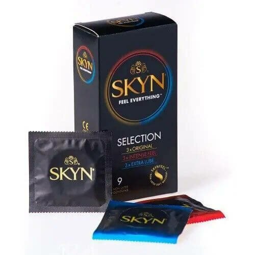Презервативи безлатексні трьох видів SKYN SELECTION 9 шт