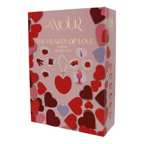 Набір еротичних гаджетів Dream Toys Amour The Hearts of Love, червоний