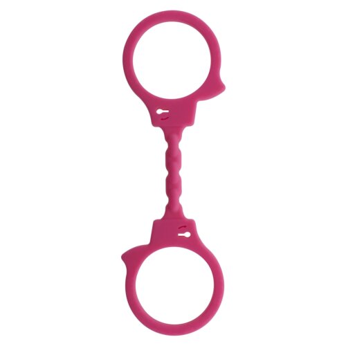 Наручники еластичні ToyJoy, силіконові, рожеві