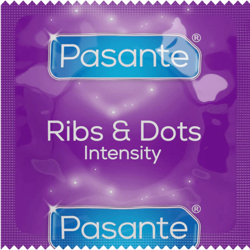 Точково-ребристий презерватив Pasante Ribs&Dots Intensity 1шт