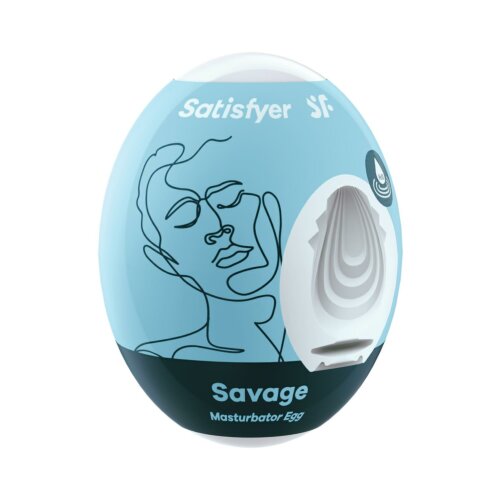 Самозмащувальний мастурбатор Satisfyer Masturbator Egg Savage