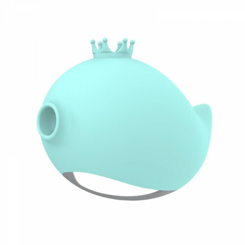 Вакуумний стимулятор клітора RACHEL Vibrating & Sucking Fish USB 9 functions, Blue