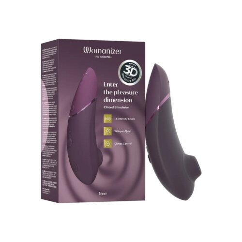 Вакуумний стимулятор Womanizer Next Dark, фіолетовий