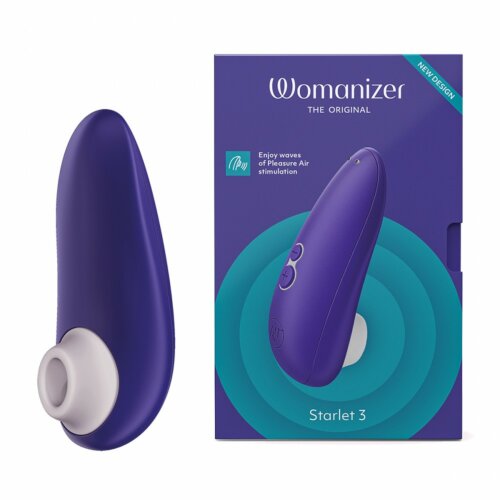 Вакуумний вібратор Womanizer STARLET 3 blue