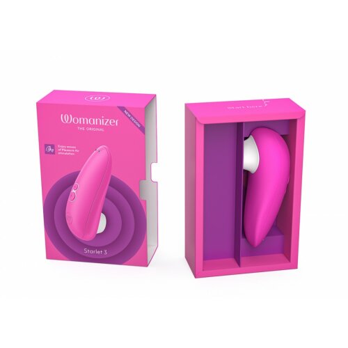 Вакуумний вібратор вуманайзер STARLET 3 pink