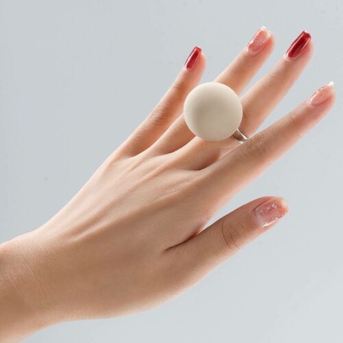 Зелений вібратор для клітора - кілечко на палець Em