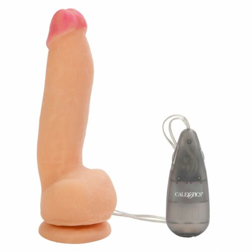 Вібратор на присосці з пультом керування California Exotics Max Vibrating Cock & Balls