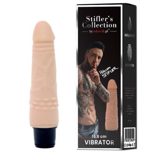 Вібратор реалістичний Stiflers Collection бежевий, 15.8 х 4.5 см
