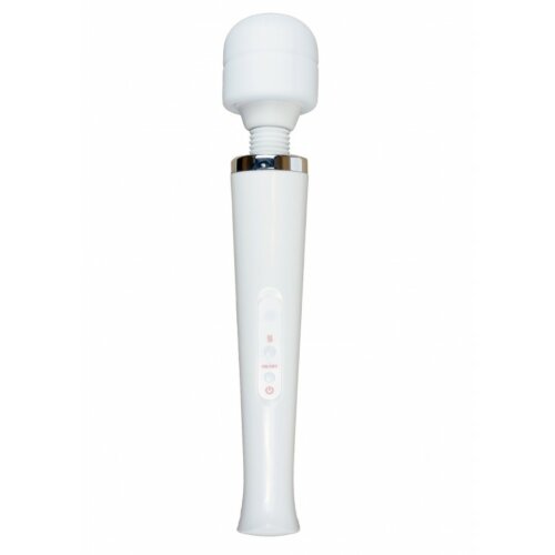 Вібромасажер зі знімною головкою Magic Massager Wand, білий