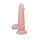 Реалістичний фалоімітатор з присоскою і яйцями SUPER DILDO