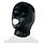 Суцільна чорна маска з прорізом для рота Wetlook