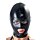 Суцільна чорна маска з прорізом для очей і рота Wetlook