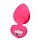 Анальна Pink Silicone Heart Light Pink, M
