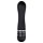 Вібратор Love Diamond Vibrator чорний, оздоблений стразами, 11.4 см.