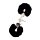 Наручники METAL HANDCUFF WITH PLUSH, BLACK