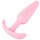 Анальна пробка із стопером Cuties Plugs, рожева