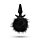 Анальний затор, заячий хвостик, чорний ANAL ADVENTURES PLATINUM RABBIT TAIL PLUG